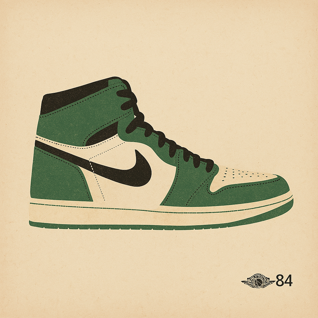 Air Jordan 1 Mid Retro Green-Slide-6