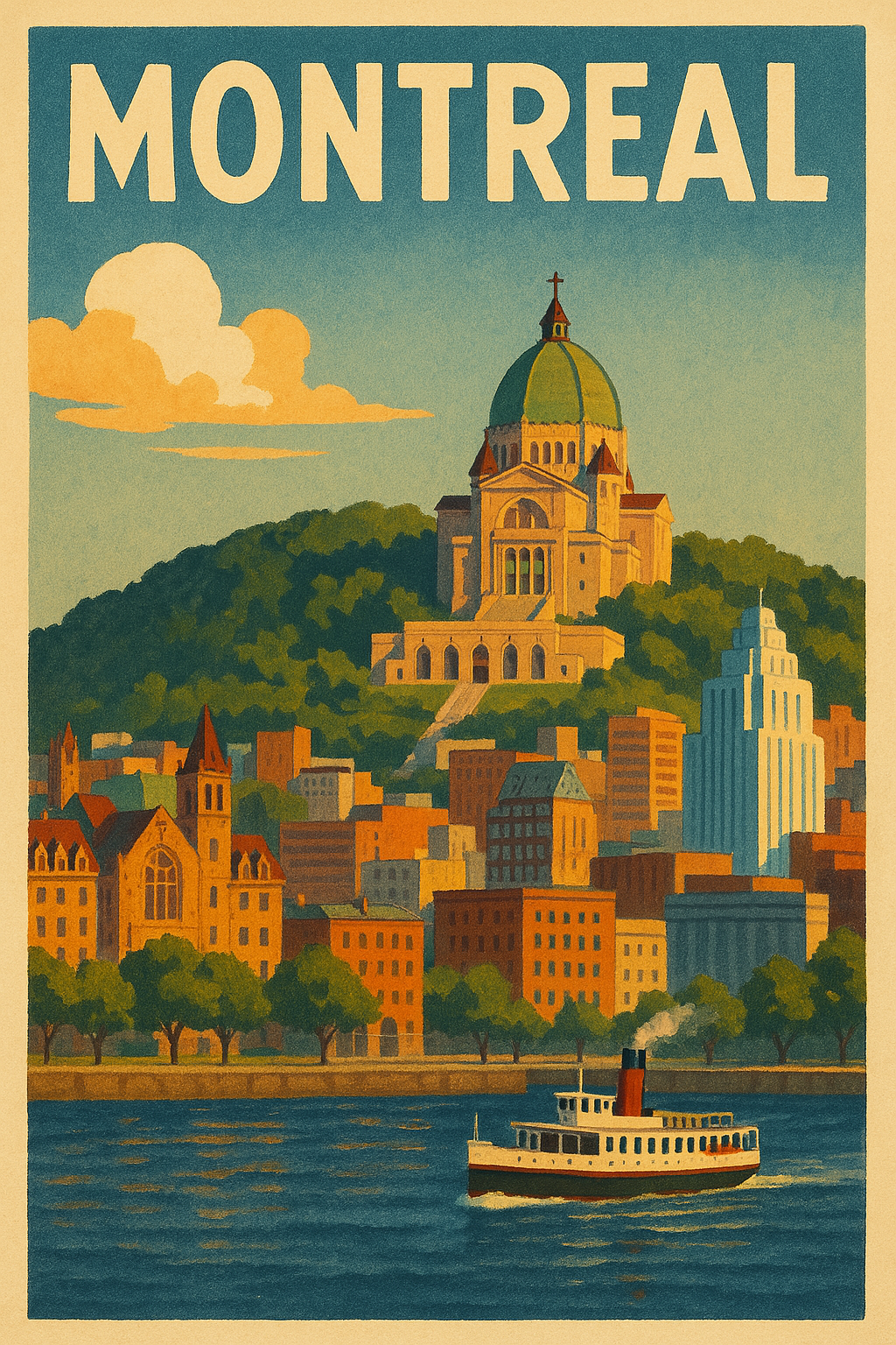 Vintage poster of Montreal, Quebec-Slide-31