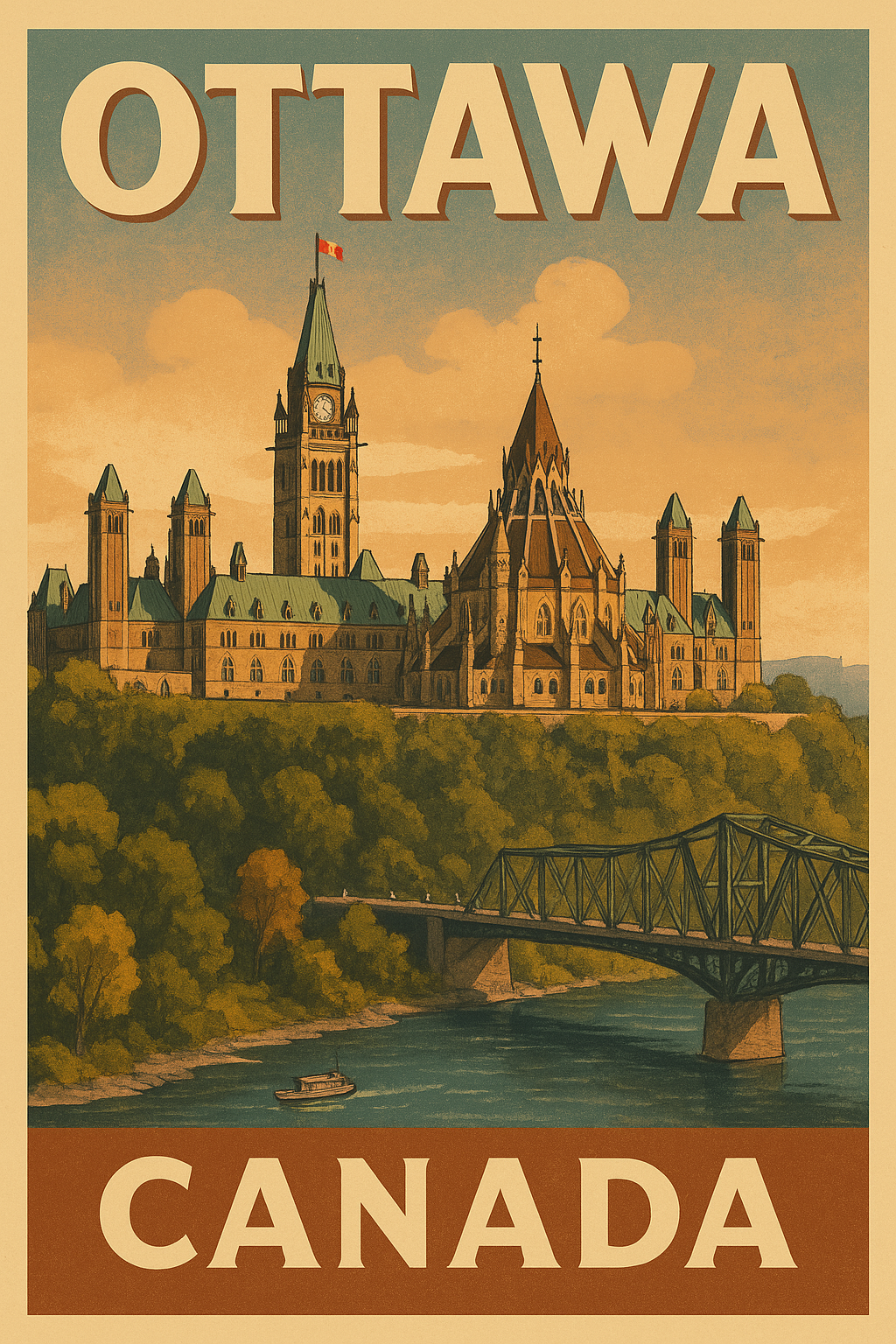 Vintage poster of Ottawa, Ontario-Slide-29
