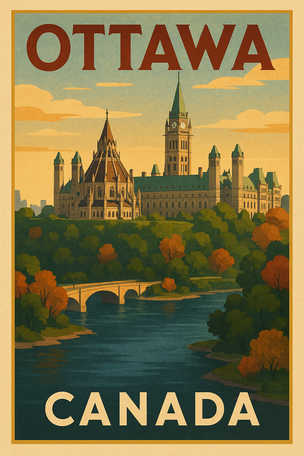 Vintage poster of Ottawa, Ontario-Slide-30